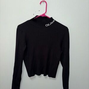 Calvin Klein Jeans Black Long Sleeve Top